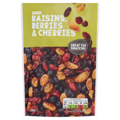 ASDA Raisins, Berries & Cherries 250g