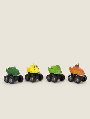 Dynaforce Dinosaur Pull Back Vehicles 4 Pack