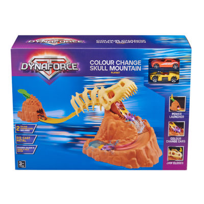 Dynaforce Colour Change Skull Mountain Playset (Age 3+ Years)