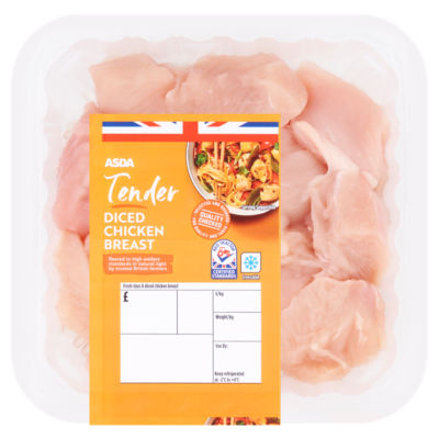 ASDA Tender Diced Chicken Breast