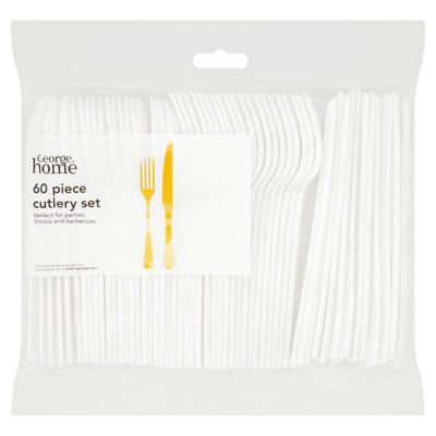 George Home Plastic Cutlery Set