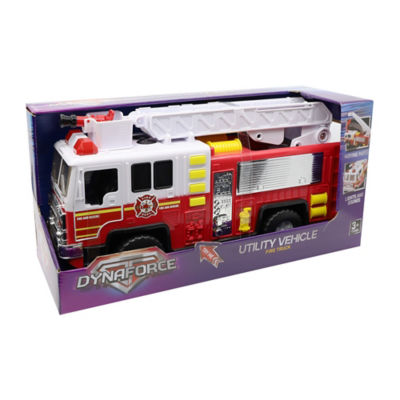 Dynaforce Light & Sound Utility Vehicle - Fire Engine Age 3+ Years