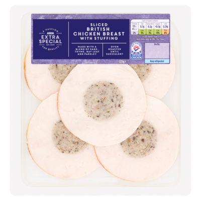 ASDA Extra Special Sliced British Chicken Breast with Stuffing