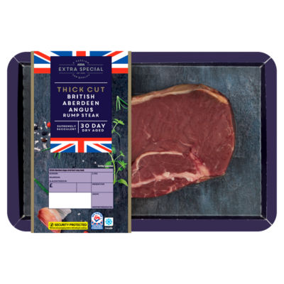 ASDA Extra Special Thick Cut British Aberdeen Angus Rump Steak