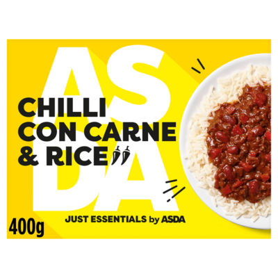 JUST ESSENTIALS by ASDA Chilli Con Carne & Rice