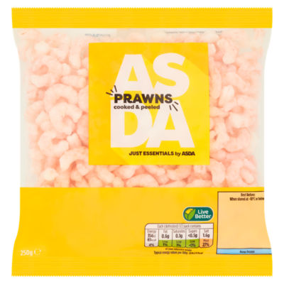 JUST ESSENTIALS by ASDA Cooked & Peeled Prawns