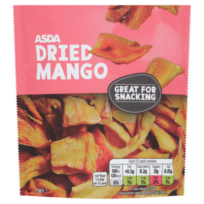 ASDA Dried Mango 75g