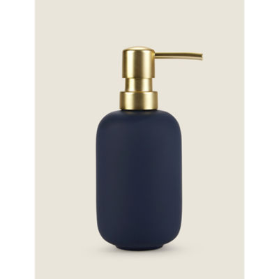 George Home Matte Navy Soap Dispenser