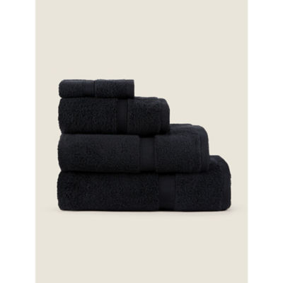 George Home Medium Black Super Soft Cotton Bath Towel