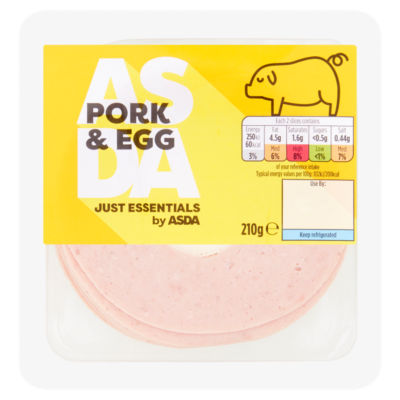 JUST ESSENTIALS by ASDA Pork and Egg