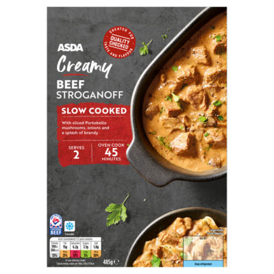 ASDA Creamy Beef Stroganoff Slow Cooked