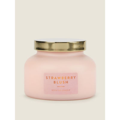 George Home Pastel Pink Strawberry Blush Jar Candle