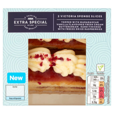 ASDA Extra Special 2 Victoria Sponge Slices