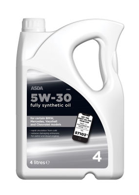 ASDA 5w30 Fully Synthetic BMW Oil 4L