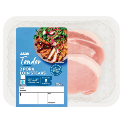 ASDA Tender 2 Pork Loin Steaks