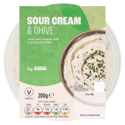 ASDA Sour Cream & Chive 200g