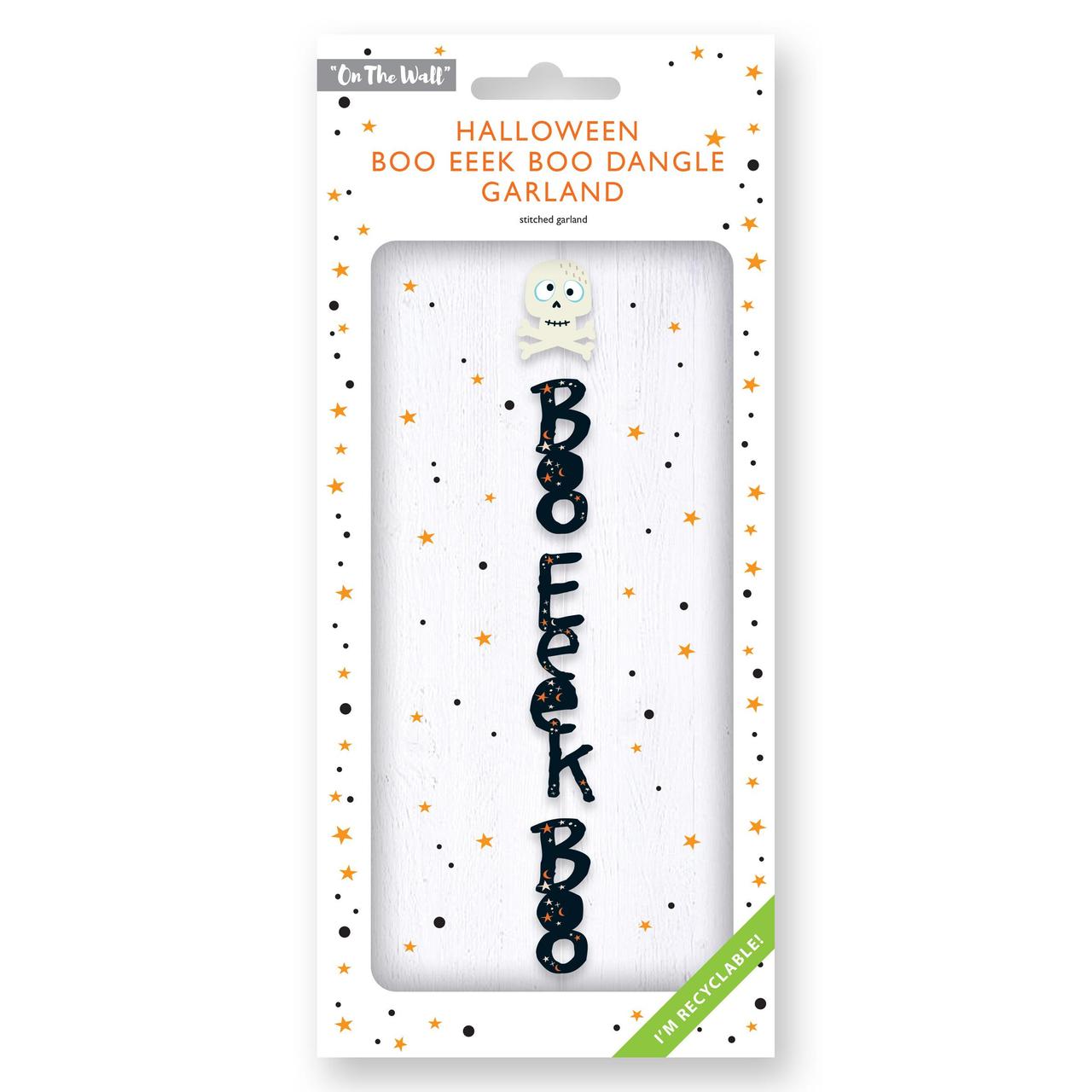 Halloween Boo Dangle Garland