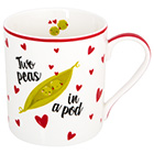 Sainsbury's Valentine's Peas in a Pod Mug