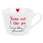 Sainsbury's Valentine's I Like You More Mug