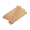 Sainsbury's Home Palm Paper Straws Rose Gold 25pk