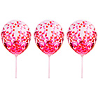 Sainsbury's Valentine's Confetti Balloons 3pk