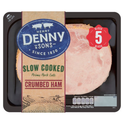 Henry Denny & Sons Slow Cooked Crumbed Ham Slices