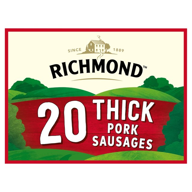 Richmond 20 Thick Pork Sausages