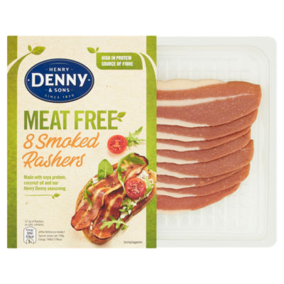 Henry Denny & Sons Meat Free 8 Smoked Rashers