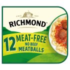 Richmond Vegan & Vegetarian No Beef Meatballs x12 264g