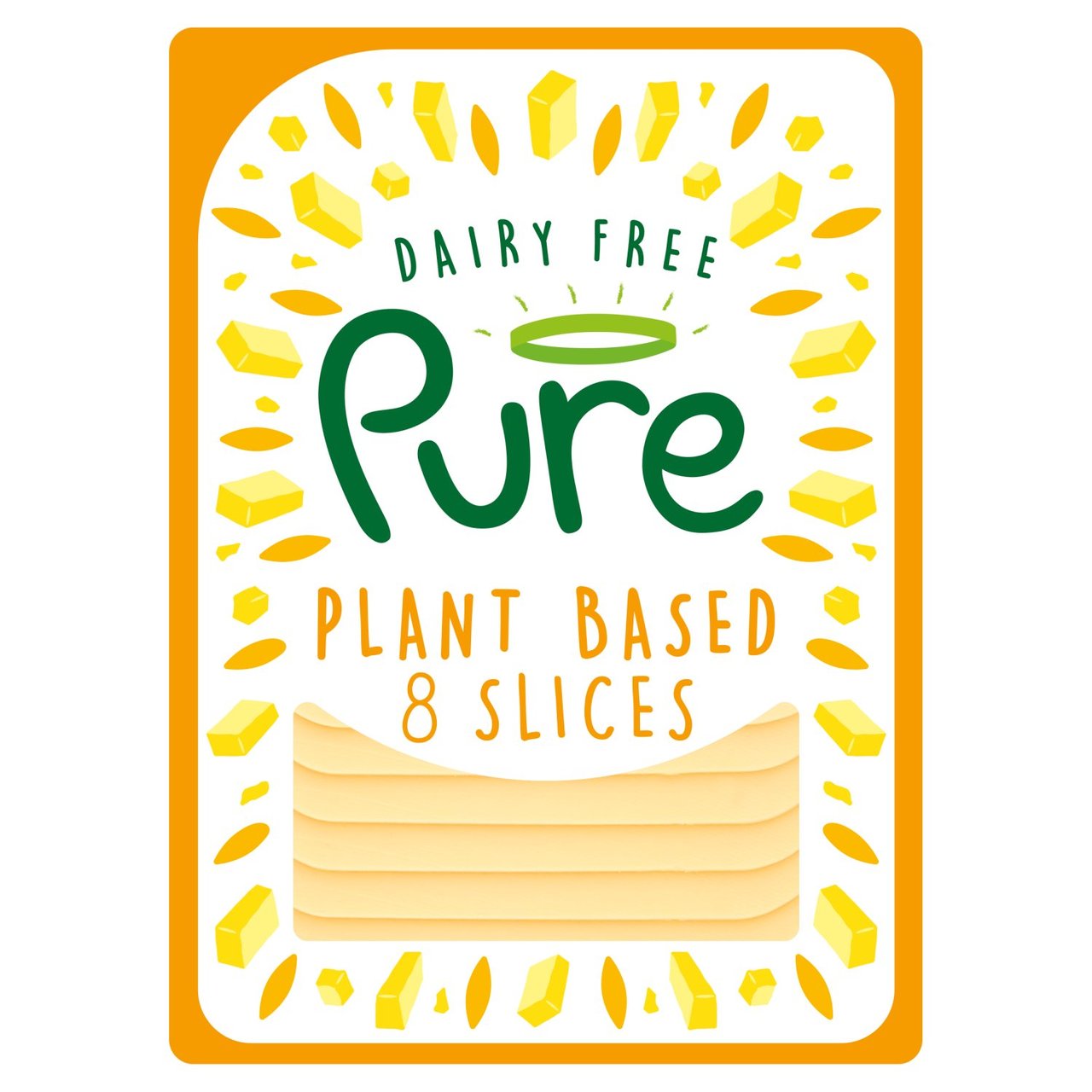 Pure Dairy Free Plant Based Slices