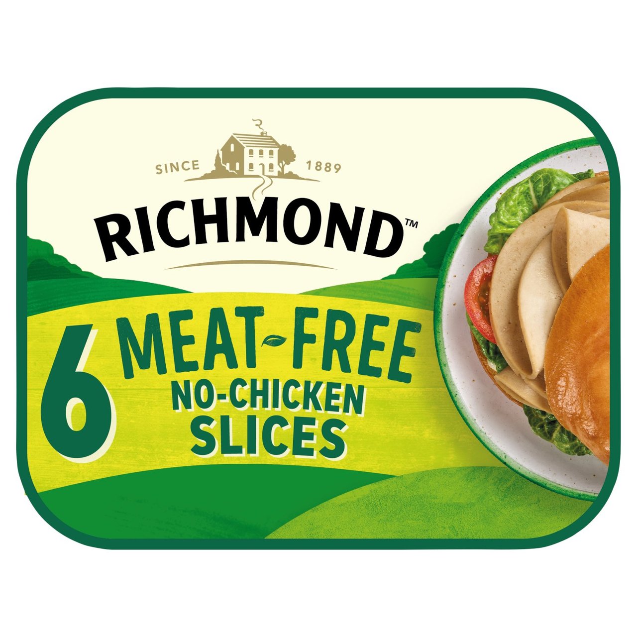 Richmond Meat-Free 6 Roast Chicken Style Slices 90g