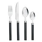 Sainsbury's Home 16 Piece Cutlery Set - Black