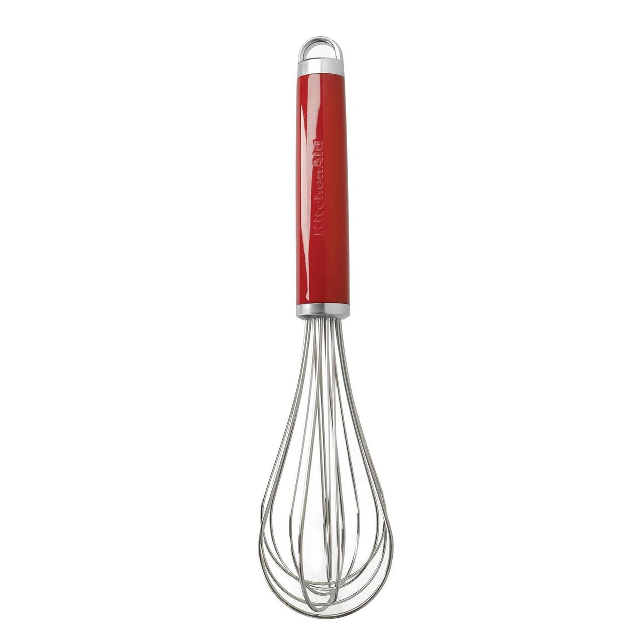 KitchenAid Stainless Steel Whisk, Red