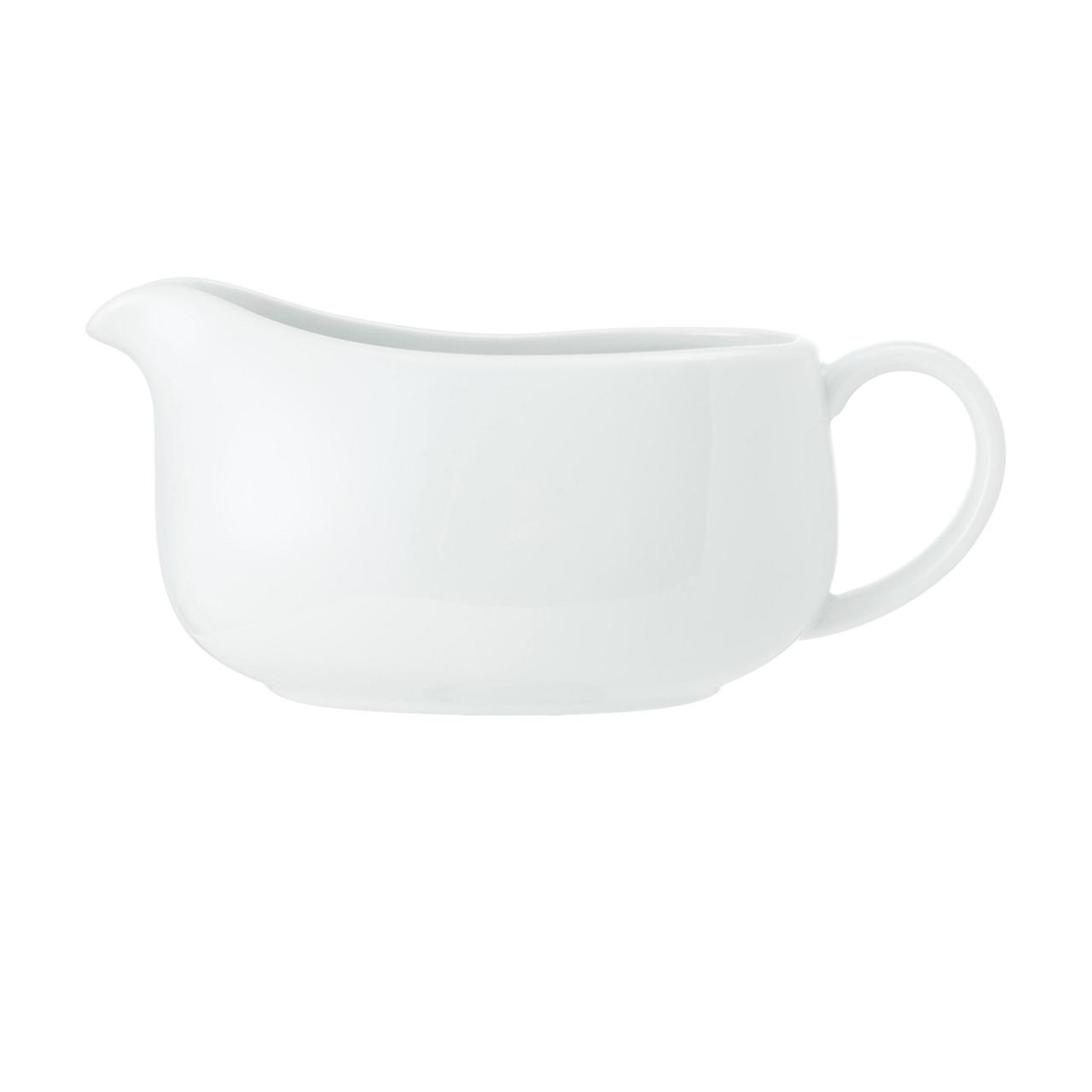 Mikasa Chalk Porcelain Gravy/Sauce Boat, 700ml, Labelled