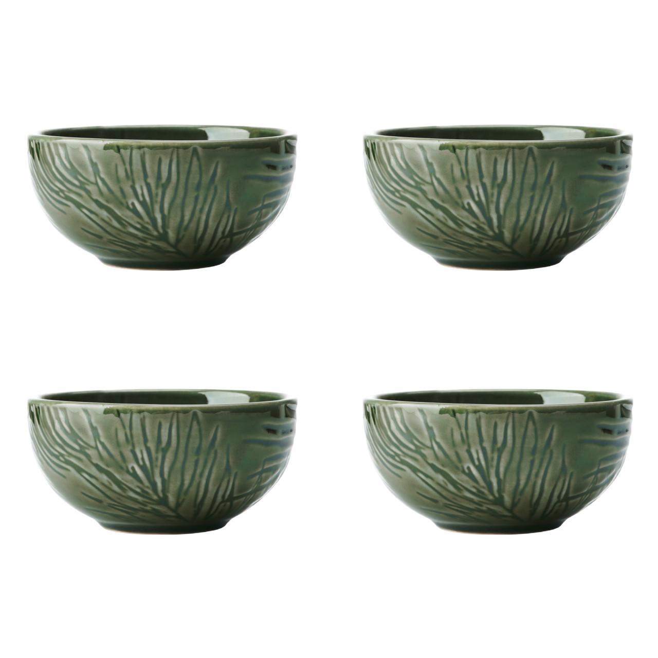 Mikasa Jardin 4pc Stoneware Dip Bowl Set, 10cm, Gift boxed