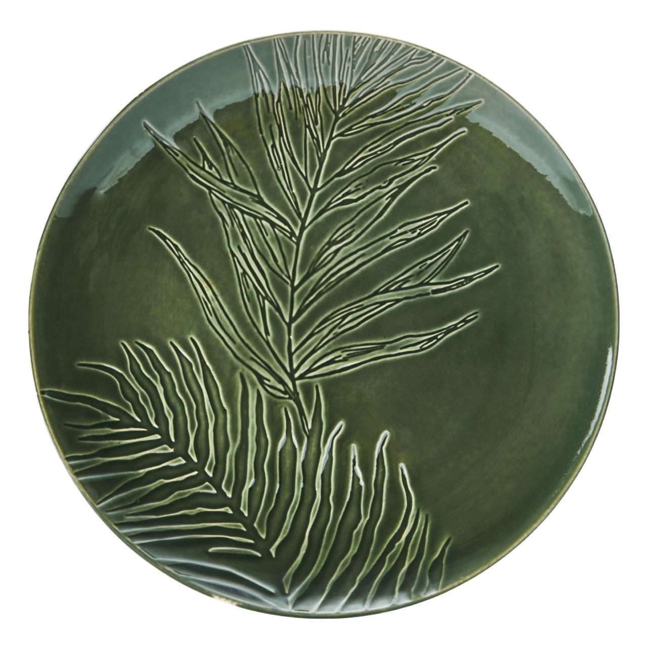 Mikasa Jardin Stoneware Round Serving Platter, 35cm, Gift boxed