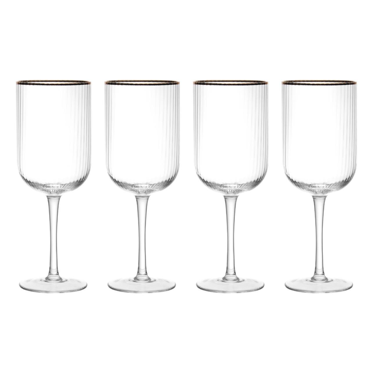 Mikasa Sorrento 4pc White Wine Glasses, 400ml, Gift boxed