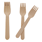 Sainsbury's Home Wooden Forks 10pk