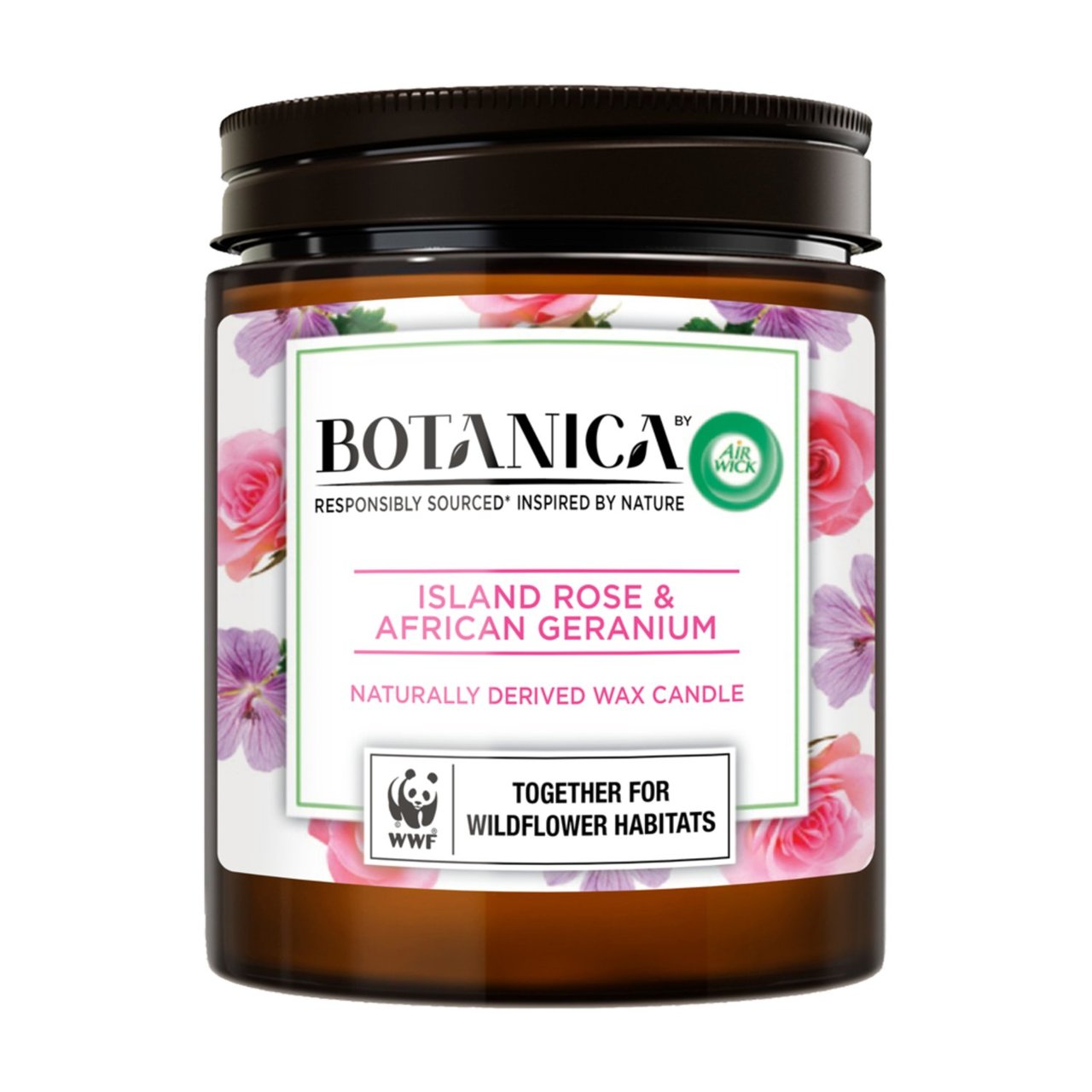 Airwick Botanica Candle Island Rose & African Geranium