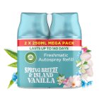 Air Wick Freshmatic Twin Refill Spring Breeze & Island Vanilla