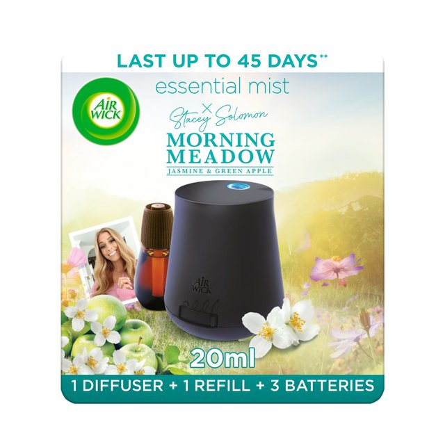 Airwick Mist Kit & Refill Stacey Morning Meadow 