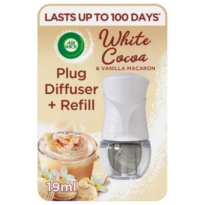 Air Wick White Cocoa & Vanilla Macaron Electrical Plug In 19ml