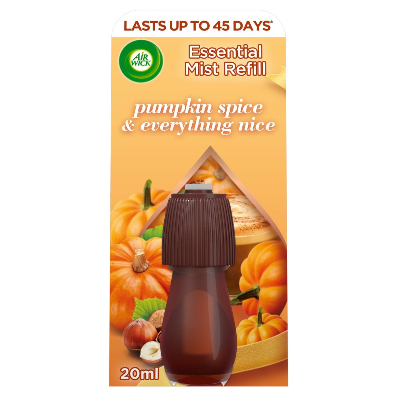 Air Wick Pumpkin Spice & Everything Nice Essential Mist Diffuser Single Refill 20ml