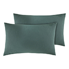 Sainsbury's Home Cotton Rich fitted Sheet Leaf Green 28cm