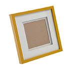 Habitat Double Mount Frame - Mustard - 4x4"