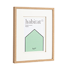 Habitat Oak Effect Double Mount Frame - 5x7"