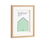 Habitat Oak Effect Double Mount Frame - 4x6"