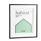 Habitat Double Mount Frame - Black - 8x10"