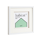 Habitat Double Mount Frame - White - 4x4"