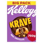 Kellogg's Krave Milk Chocolate Breakfast Cereal 750g